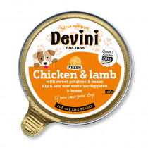 Devini dog chicken and lamb 85 gram